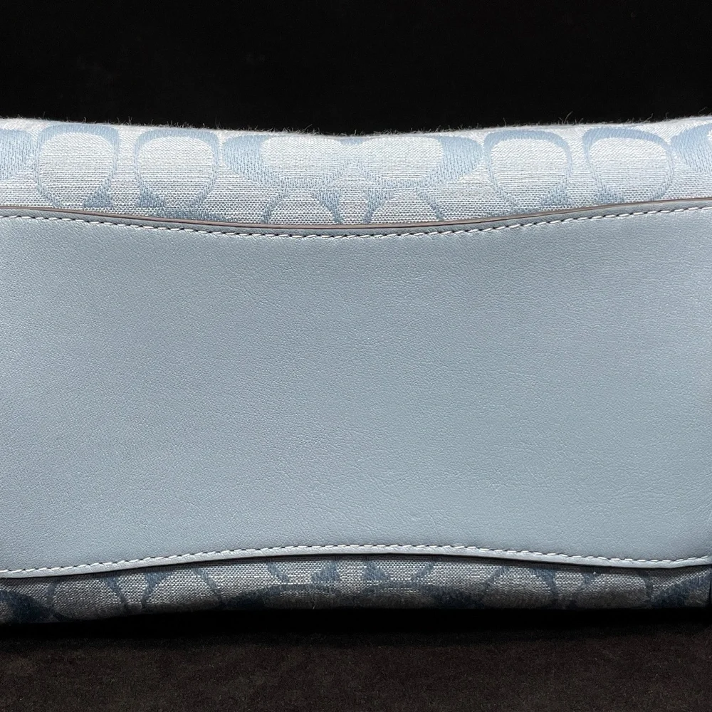 Coach Sydney Satchel In Signature Chambray - NWT - Picture 8 of 13